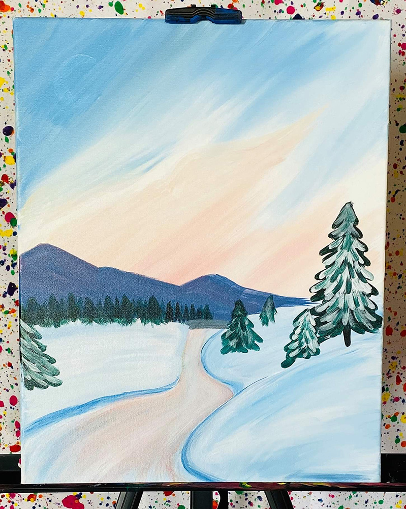 Winter Wonderland Canvas Painting