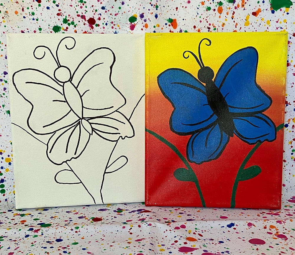 KID'S CANVASES  PREDRAWN CANVASES