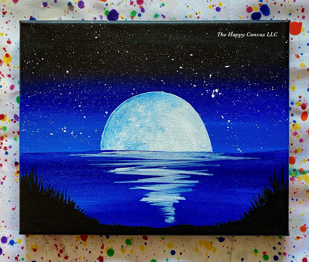 Dark moon kids painting choice
