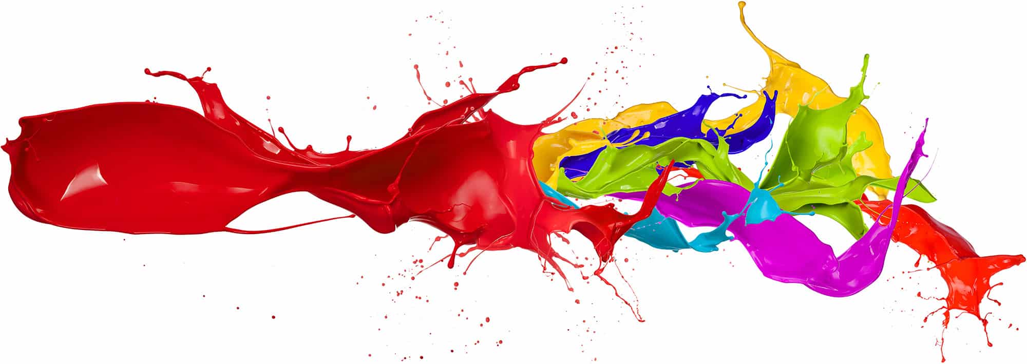 Paint Splash Divider Multi color paint divider
