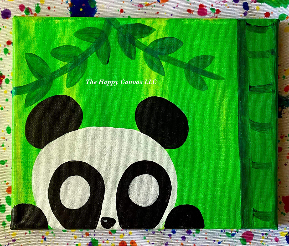 Panda bear kids painting choice