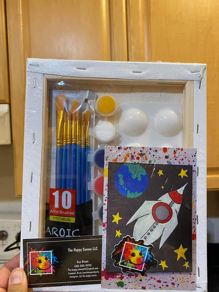 Rocket Ship DIY Paint at Home Kit