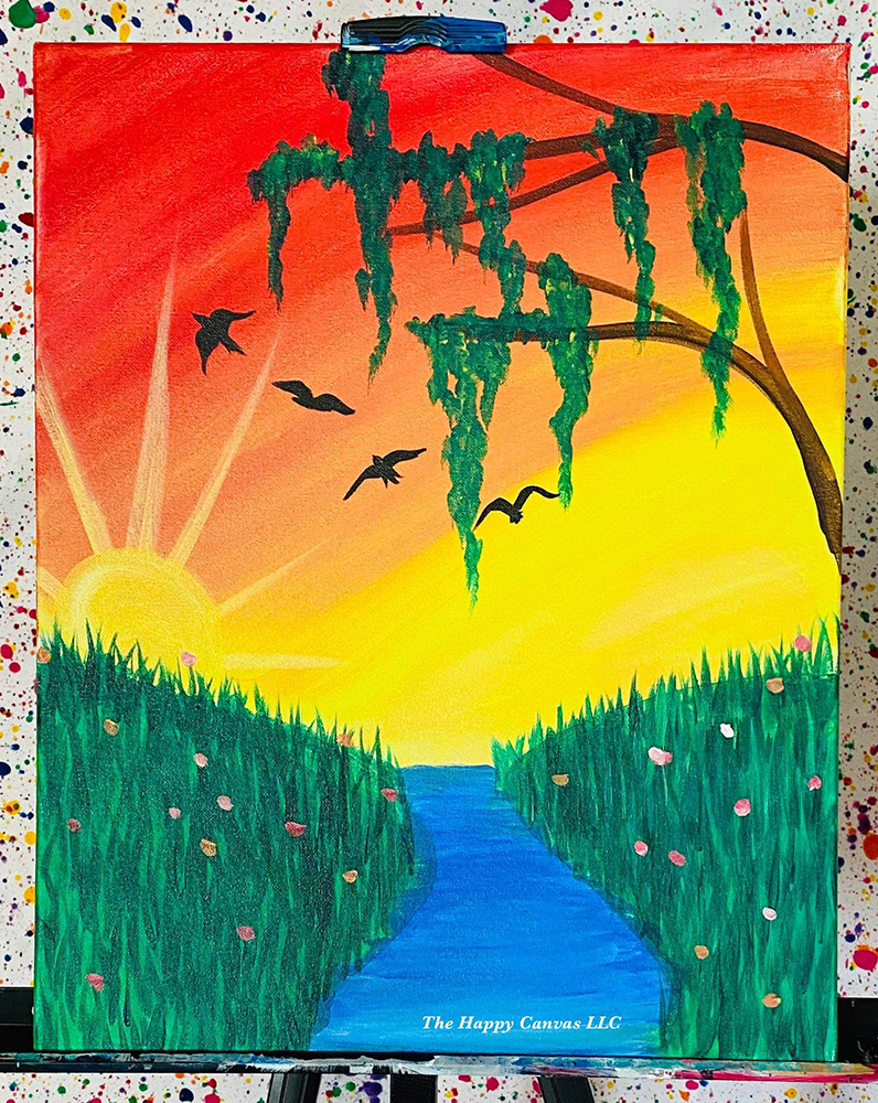 Sunrise Canvas Painting