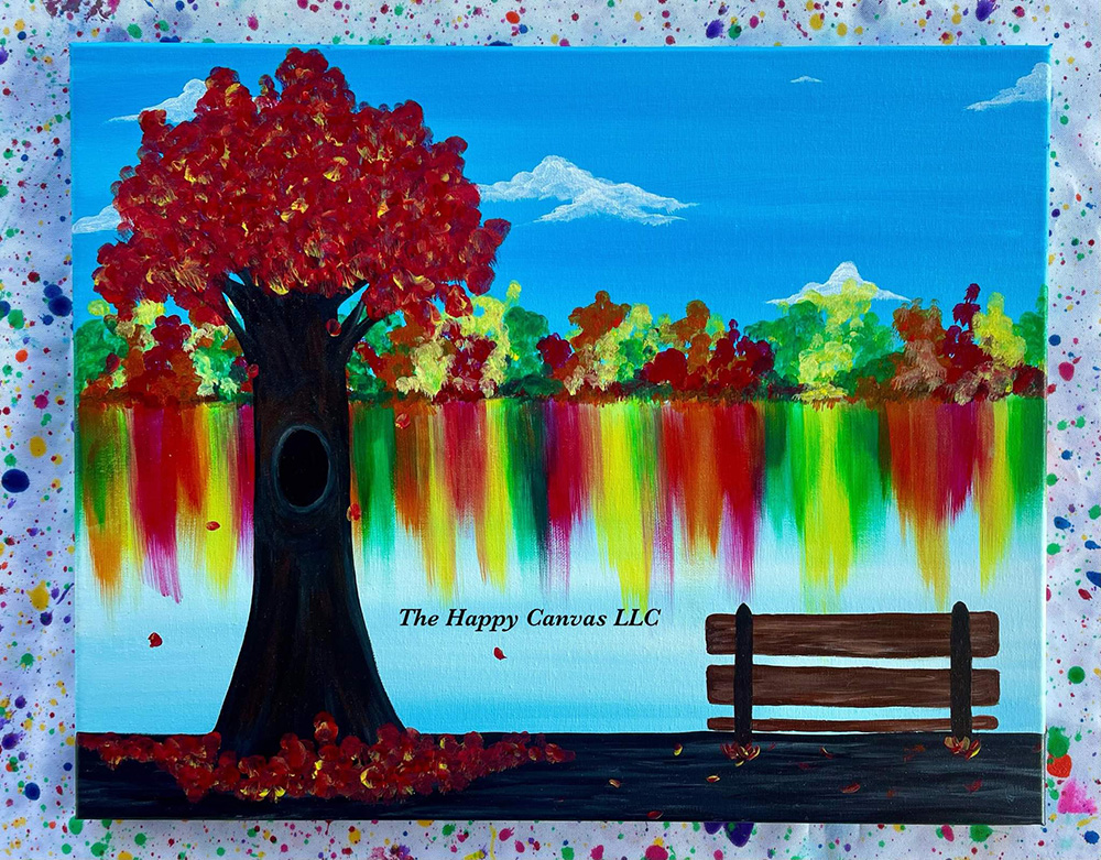 True colors of fall painting
