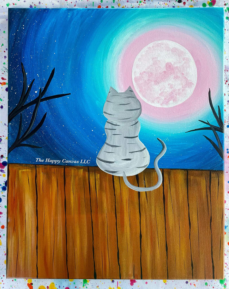 Purrched - Halloween Painting