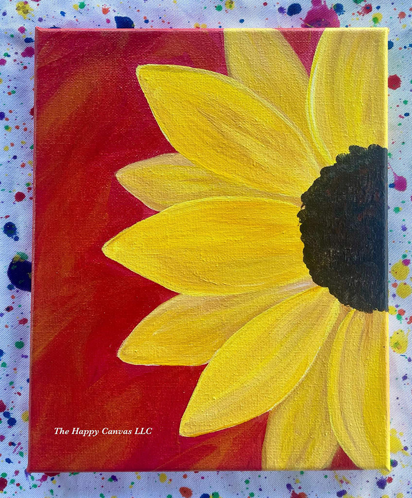 Sunny Sunflower painting