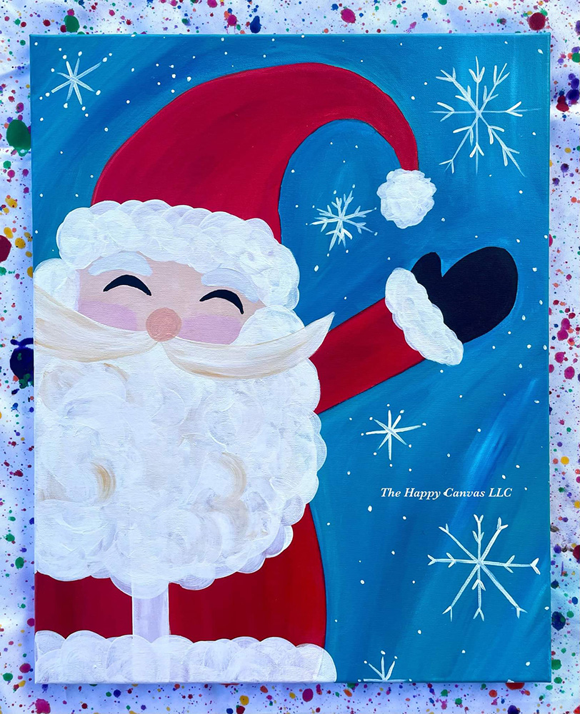 Jolly St Nick Painting
