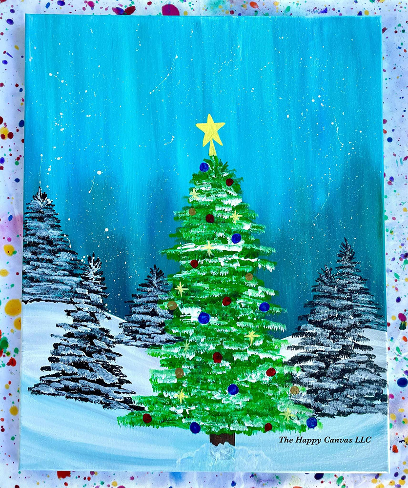 O' Christmas Tree Painting