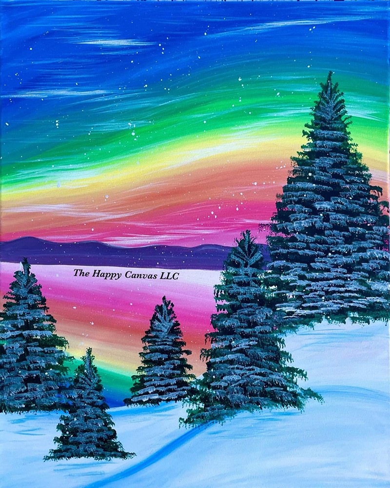 Winter Wonderland painting