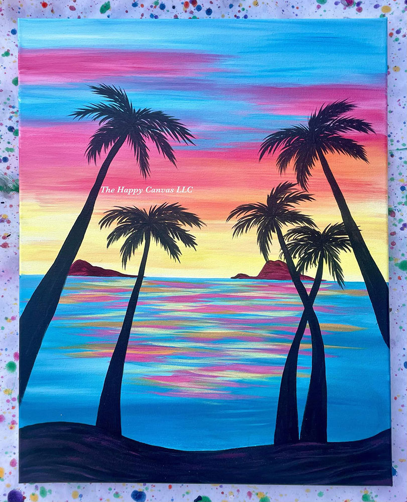 Aloha Sunset painting