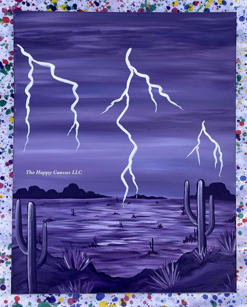 Stormy Nights painting