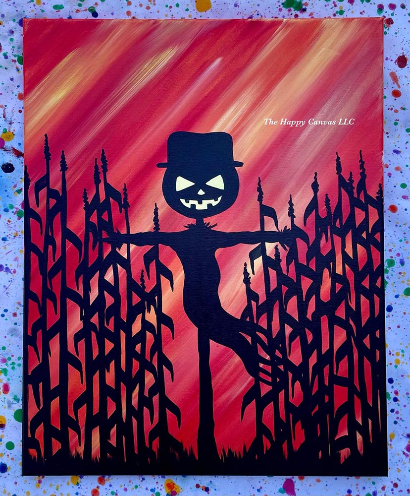 Jack the Reaper Halloween painting